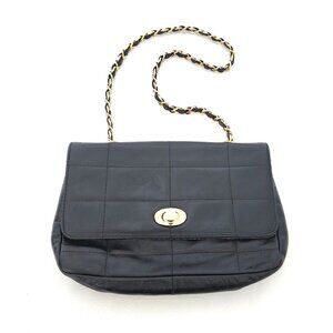 Holt Renfrew black quilted leather purse - please read carefully